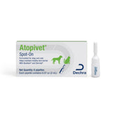Atopivet spot-on bottle, ready for easy pet application.