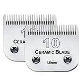 Audoc 2pc 10 blade dog grooming blades for Andis clippersβversatile, precise cutting