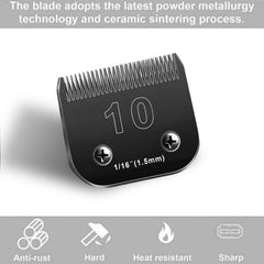 Audoc 440C stainless steel blade shines with durable edge.