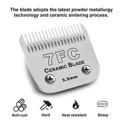 Audoc 440C stainless steel blade resists rust and wear