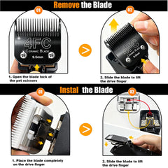 Audoc dog blade 7FC 3.2mm for tight detail work
