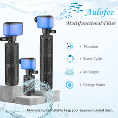 Aulofee bio-sponge filtration close-up for clear, healthy water.
