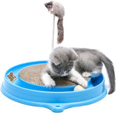AUOON cat-scratcher-toy-ball-track-pad for interactive scratching and stimulating play.