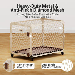Aurapaws escape-proof lockable latches close-up showing secure confinement