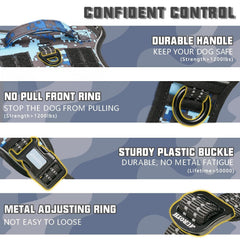 AUROTH Harness back clip enables comfortable walks with secure control.