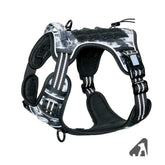 AUROTH Tactical Dog Harness front view with adjustable fit for control and comfort.