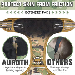 AUROTH padded chest-and-belly area prioritizes comfort during long sessions.