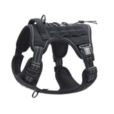 AUROTH Tactical Harness with easy-adjust buckles for quick, secure on/off during walks.
