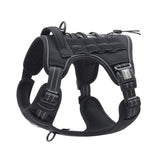 AUROTH Tactical Harness front-clip no-pull design improves training and control.