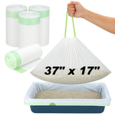 AUXMOTEC thickened litter bag 37x17 open for easy disposal