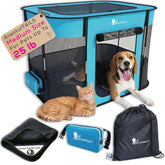 AVENTURTAILS playpen foldable-oxford-fabric offers sturdy portability for travel and home use.