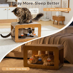 Avont 2in1 scratch pad side view highlights dual scratching zones