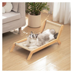 Avont Cat Scratcher Bed, sisal pad closeup for durable scratching surface.