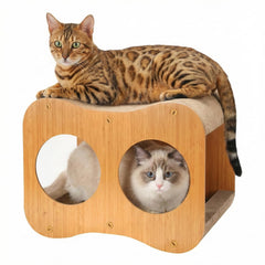 Avont Cat Scratcher House top scratch surface for extended claw play