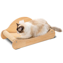 Avont sisal-scratcher-bed closeup-sisal highlights durable weave for lasting scratching.