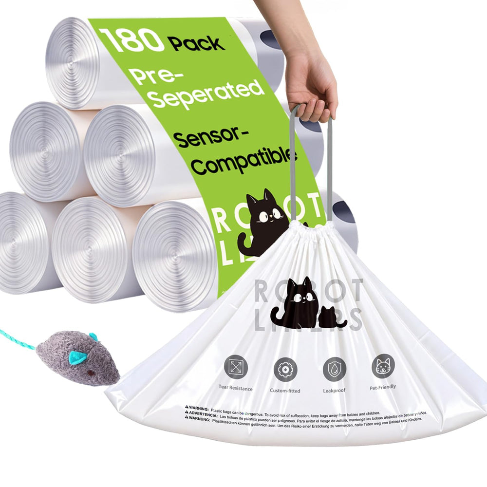 AWoHH 180-count automatic litter box bags for quick refills.