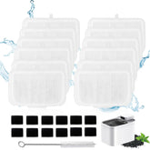 AWoHH rect filter unit for cat fountain improves water clarity and compatibility with Eversweet Max