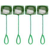 Awpeye four-pcs aquarium nets with 4-inch mesh for gentle fish catching.