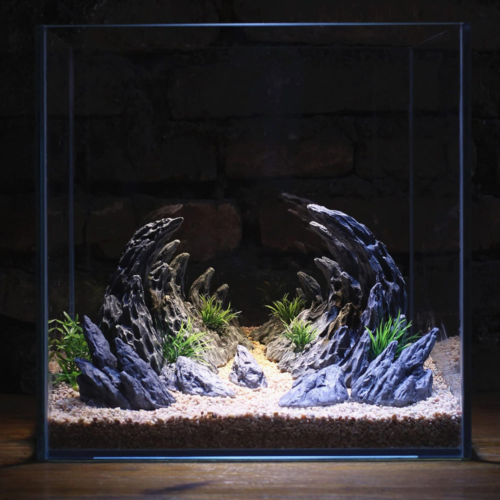AWXZOM Soul Valley large resin stone adds lifelike texture to 10-20 gallon tanks