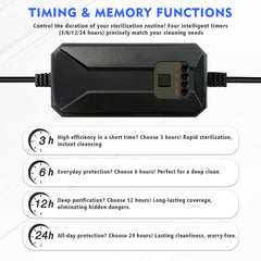 Ayamaxon UVC aquarium clean light IP68 rating ensures durable use