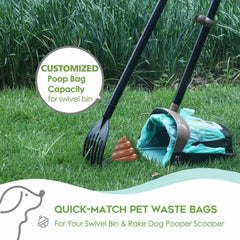 AYOTEE bags feature a leakproof large opening for quick, tidy bag changes.
