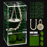 AZV Jumping Spider Enclosure with escape-proof door for safe feeding