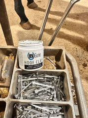 B Gone Hoof Clay whiteline disease: gentle coverage for affected hoof lines.