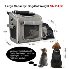 BABEYER Dog Bike Basket interior safety tether keeps your pet secure while riding.