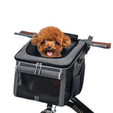 BABEYER dog bike basket quick-install mounting on handlebars for easy rides