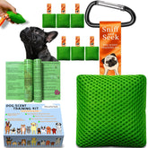 BabieDtOyG dog scent training kit packaging highlights beginner-friendly setup and bonding moments.