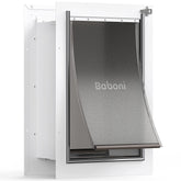 Baboni pet door wall steel frame demonstrating durable construction for reliable pet access.