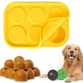 BABORUI 6-cavity dog treat mold with lid for X-Large dogs keeps treats organized and odor-free.