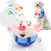 BABORUI interactive pig dog toy with recording mode to engage dogs