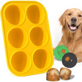 BABORUI six-cavity XL dog treat mold for Woof Pupsicle, ideal for shared treats