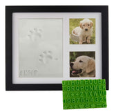 Baby Mushroom pawprint kit frame offers a ready-to-display personalized keepsake.
