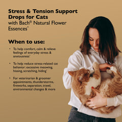 Bach Rescue Remedy Cat drops being administered directly to a cat.