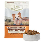 Badlands Ranch bag open showcasing air-dried formula for daily nourishment.