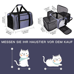 Baglher airline-approved pet carrier fits under the seat
