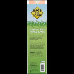Bags on Board extra-thick dog waste bags withstand messes with reliable strength