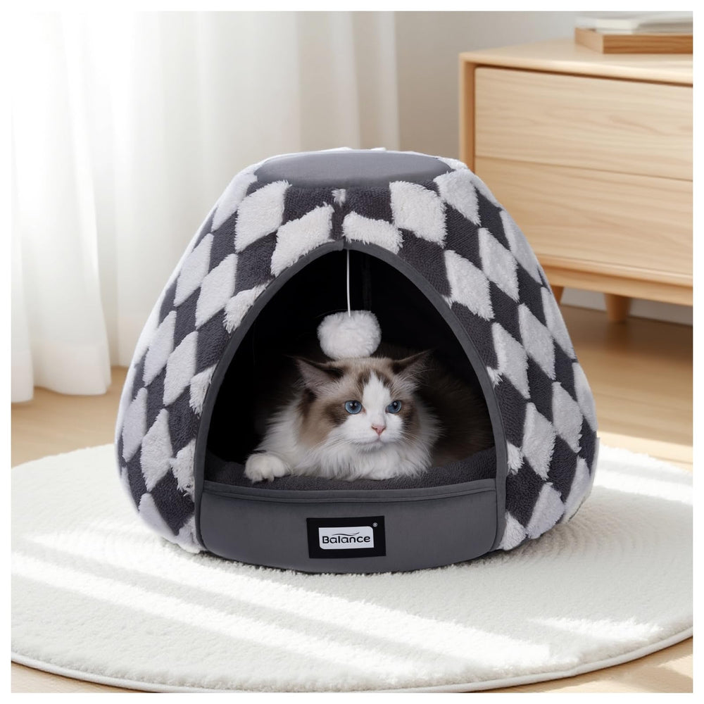 BALANCE cat bed inner foam cushion offers lasting comfort for indoor cats.