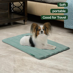 BALANCE crate pad ultra-soft surface enhances pet comfort during naps.