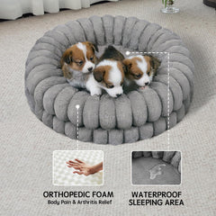 BALANCE Donut Bed with non-slip bottom for secure placement on slick floors