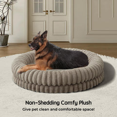 BALANCE Donut Bed side profile showing calming edge for neck support