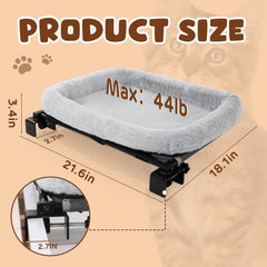 BALAPET Firm Bedside Cat Bed weight capacity supports cats up to 44 pounds
