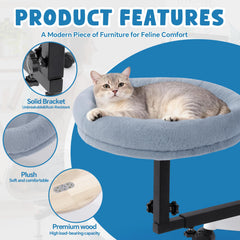 BALAPET ultra-soft faux fur: plush warmth invites your cat to relax beside you.