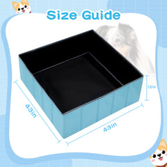 BALAPET Whelping Box folded for easy portability and travel-friendly use