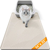 BANLYEO cat litter mat Waterproof protects floors and contains litter