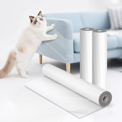 Baoant anti-cat scratch protector roll shields a sofa edge from claws.