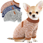 Baobicute 3 pack dog sweaters set keeps small dogs cozy during winter strolls