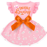 BAOBICUTE dog Easter outfit with ruffle dress for festive photoshoots.